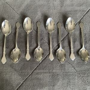 Stanley Roberts DORCHESTER Stainless Rogers Burnished Flatware 7” Tablespoon Lot